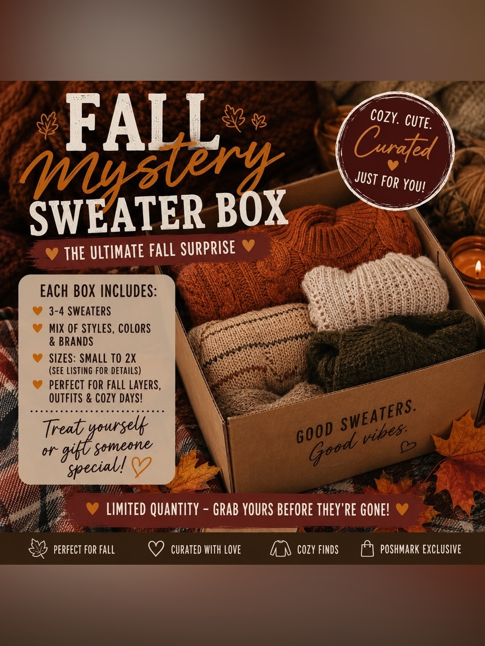 Fall sweater mystery box 🍁🍂